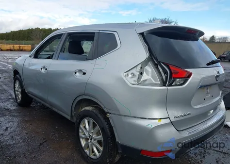 2019 Nissan Rogue Sv z USA, uszkodzony, nr VIN KNMAT2MV0KP553190